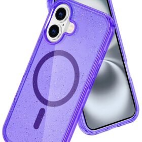Apple iPhone 16 Star Magsafe Kapak - Mor-(5796)