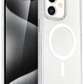 Apple iPhone 12 Star Magsafe Kapak - Şeffaf-(5796)