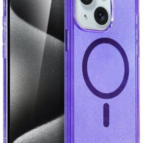 Apple iPhone 15 Star Magsafe Kapak - Mor-(5796)