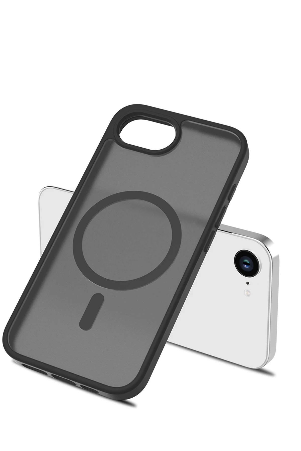 iPhone 16E Jota Magsafe Kapak - Titan Gri-(5796) - Görsel 3