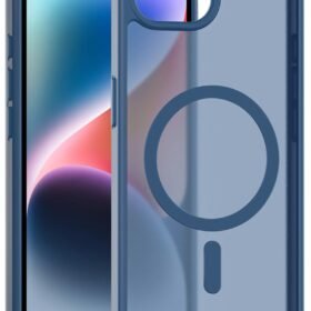 iPhone 16E Jota Magsafe Kapak - Lacivert-(5796)