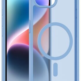 iPhone 16E Jota Magsafe Kapak - Açık Mavi-(5796)