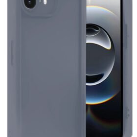 iPhone 16E Kılıf Viera Silikon - Gri-(5796)