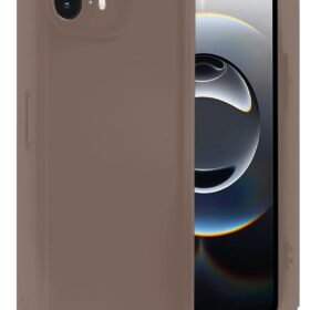 iPhone 16E Kılıf Viera Silikon - Kahverengi-(5796)