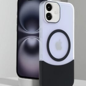 iPhone 11 Velar Magsafe Kapak - Natural Grey-(5796)