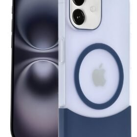 iPhone 11 Velar Magsafe Kapak - Lacivert-(5796)