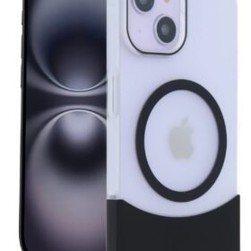 Apple iPhone 15 Velar Magsafe Kapak - Siyah-(5796)