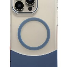 Apple iPhone 16 Pro Max Velar Magsafe Kapak - Lacivert-(5796)