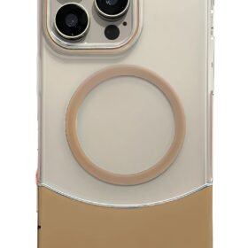 Apple iPhone 16 Pro Max Velar Magsafe Kapak - Çöl Titanyum-(5796)