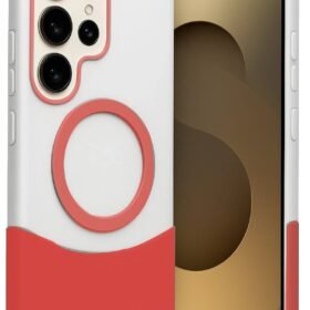 Samsung Galaxy S24 Ultra Velar Magsafe Kapak - Kırmızı-(5796)