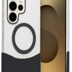 Samsung Galaxy S23 Ultra Velar Magsafe Kapak - Siyah-(5796)