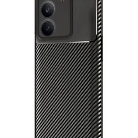 Realme C75 4G Auto Focus Karbon Kapak - Siyah-(5796)