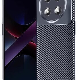 Honor Magic 7 Lite Kılıf Auto Focus Karbon Kapak - Lacivert-(5796)