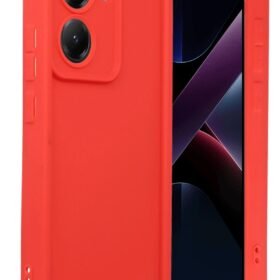 Xiaomi Poco X7 Pro Viera Silikon - Kırmızı-(5796)