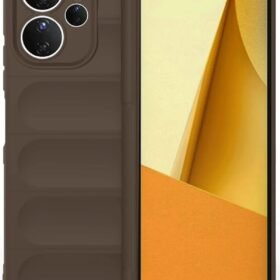 Xiaomi Redmi Note 14 4G Kılıf Optimum Silikon - Kahverengi-(5796)