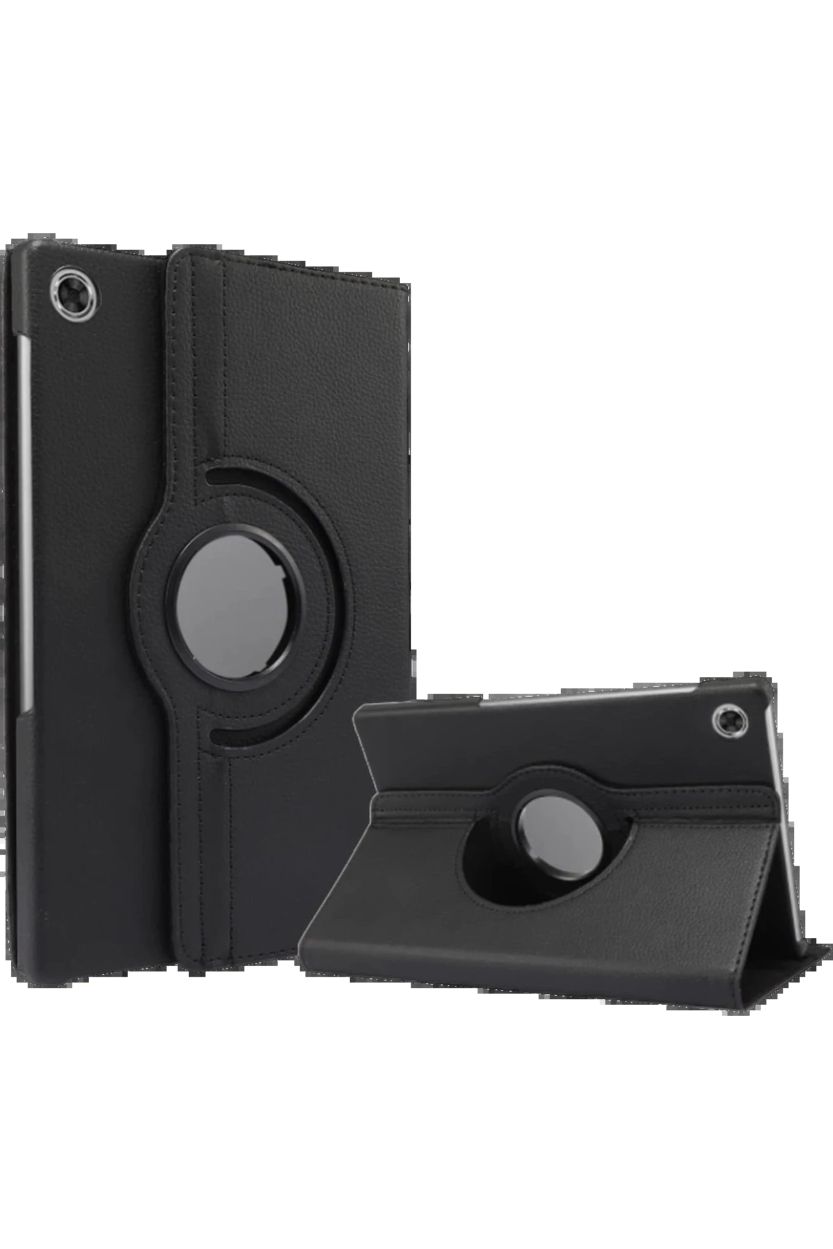 Lenovo Tab M10 TB311FU Kılıf 360 Tablet Deri Kılıf - Siyah-(5796) - Görsel 2