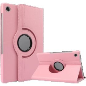 Lenovo Tab M10 TB311FU Kılıf 360 Tablet Deri Kılıf - Pembe-(5796)
