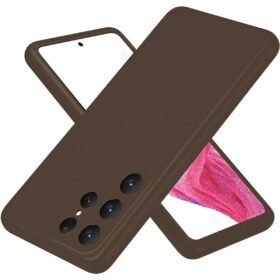 Samsung Galaxy S25 Ultra Kılıf First Silikon - Kahverengi-(5796)