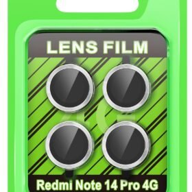Xiaomi Redmi Note 14 Pro 4G Raze Metal Kamera Lens - Gümüş-(5796)