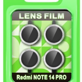 Xiaomi Redmi Note 14 Pro 5G Raze Metal Kamera Lens - Gümüş-(5796)