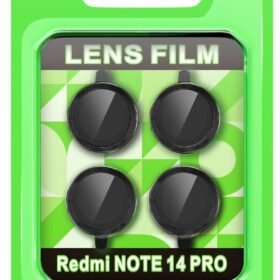 Xiaomi Redmi Note 14 Pro 5G Raze Metal Kamera Lens - Siyah-(5796)