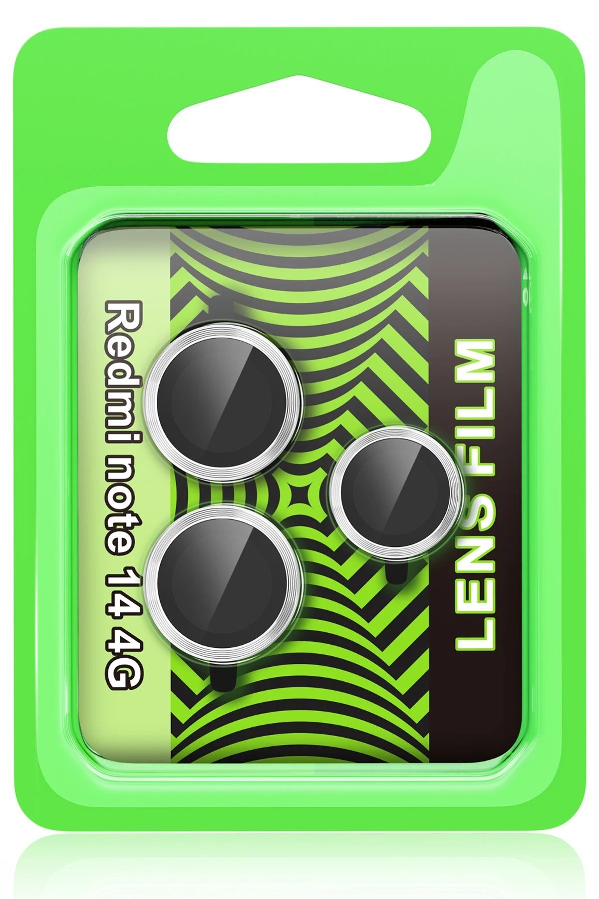 Xiaomi Redmi Note 14 4G Raze Metal Kamera Lens - Gümüş-(5796)