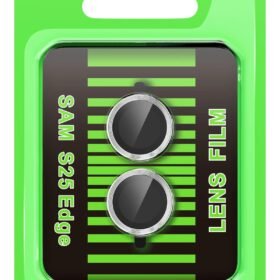 Samsung Galaxy S25 Edge Raze Metal Kamera Lens - Gümüş-(5796)