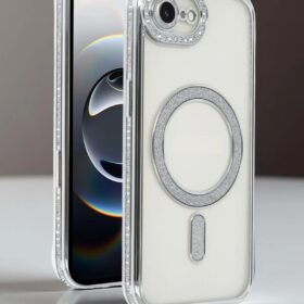 Apple iPhone 16E Joke Simli Magneticsafe Kılıf - Gold-(5796)