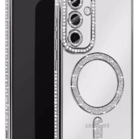 Samsung Galaxy S25 Edge Joke Simli Magneticsafe Kılıf - Gümüş-(5796)