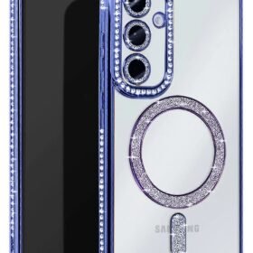 Samsung Galaxy S25 Edge Joke Simli Magneticsafe Kılıf - Mavi-(5796)