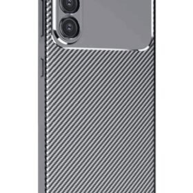 Samsung Galaxy A26 Kılıf Auto Focus Karbon Kapak - Gri-(5796)