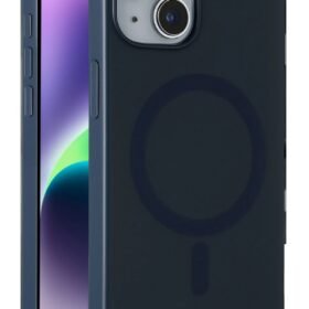 Apple iPhone 14 Tuna PC Slim Magsafe Kapak - Lacivert-(5796)