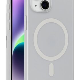 Apple iPhone 14 Tuna PC Slim Magsafe Kapak - Şeffaf-(5796)