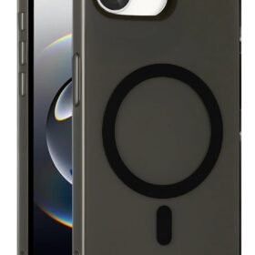 Apple iPhone 16E Tuna PC Slim Magsafe Kapak - Siyah-(5796)