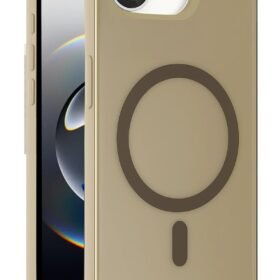 Apple iPhone 16E Tuna PC Slim Magsafe Kapak - Titan Gri-(5796)