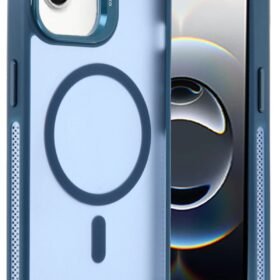 iPhone 16E Flet Lens Magsafe Kapak - Lacivert-(5796)