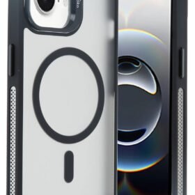 iPhone 16E Flet Lens Magsafe Kapak - Siyah-(5796)