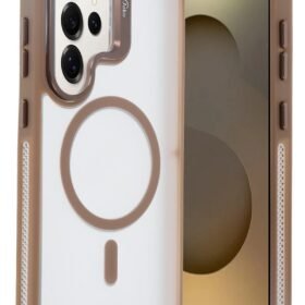 Samsung Galaxy S25 Ultra Flet Lens Magsafe Kapak - Gold-(5796)