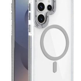 Samsung Galaxy S25 Ultra Bella Magsafe Kapak - Gri-(5796)