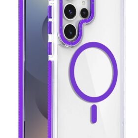 Samsung Galaxy S25 Ultra Bella Magsafe Kapak - Derin Mor-(5796)