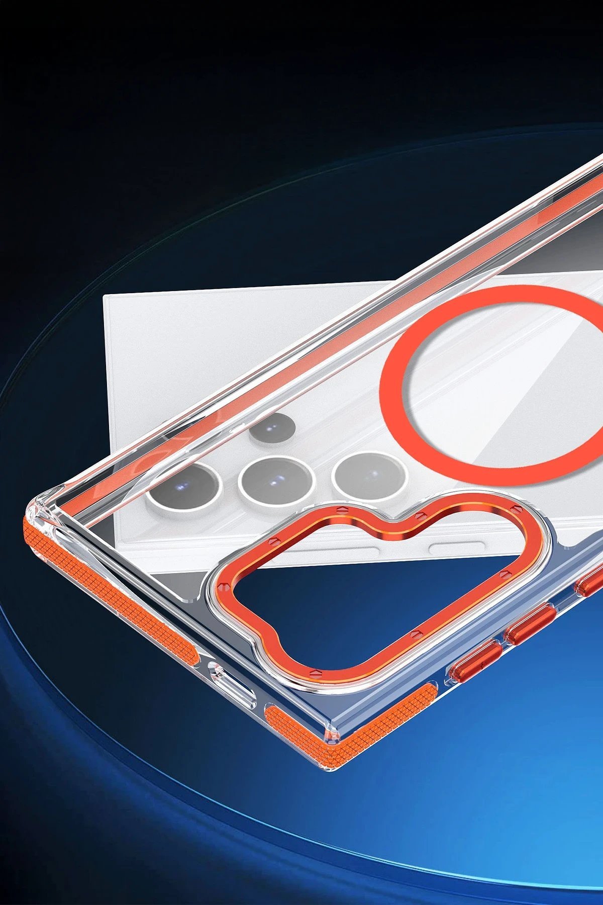 Samsung Galaxy S25 Ultra Bella Magsafe Kapak - Derin Mor-(5796) - Görsel 3