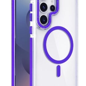 Samsung Galaxy S25 Ultra Bella Magsafe Kapak - Mavi-(5796)