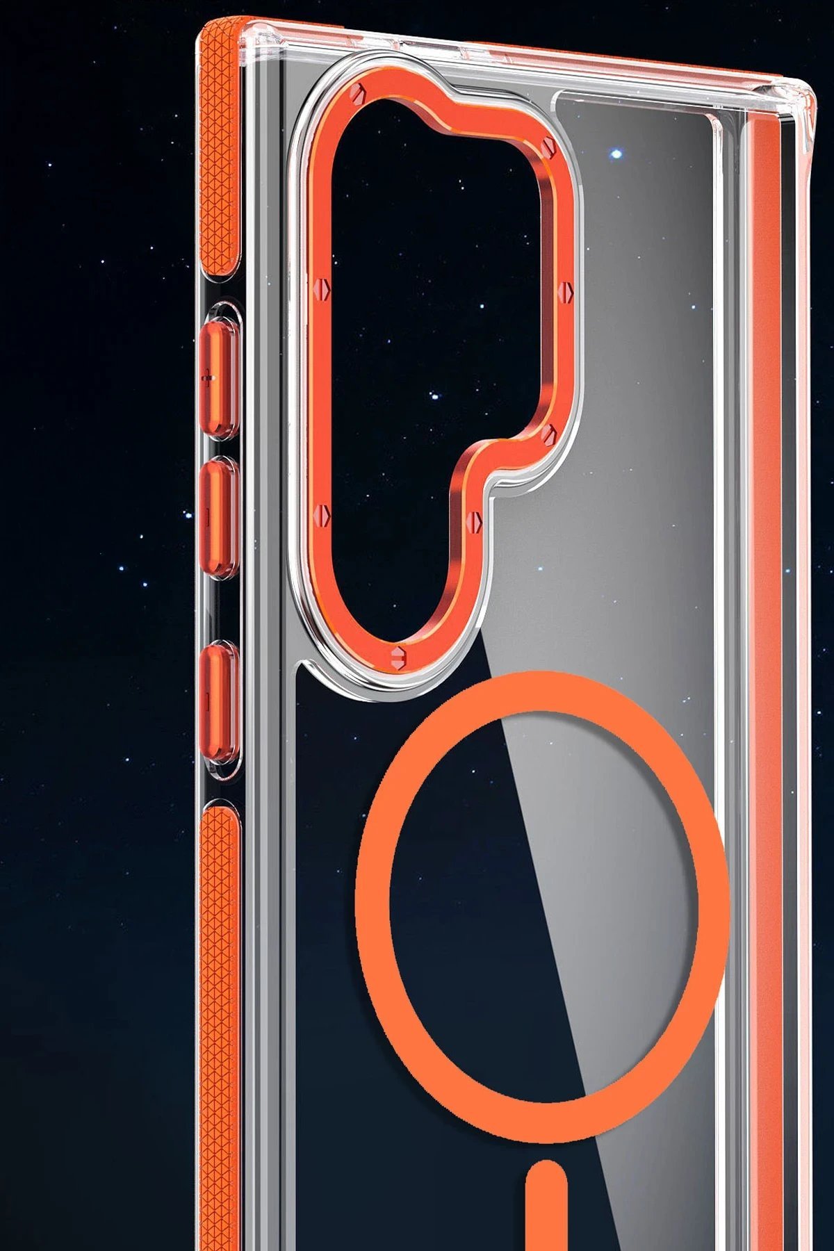 Samsung Galaxy S25 Ultra Bella Magsafe Kapak - Mavi-(5796) - Görsel 2