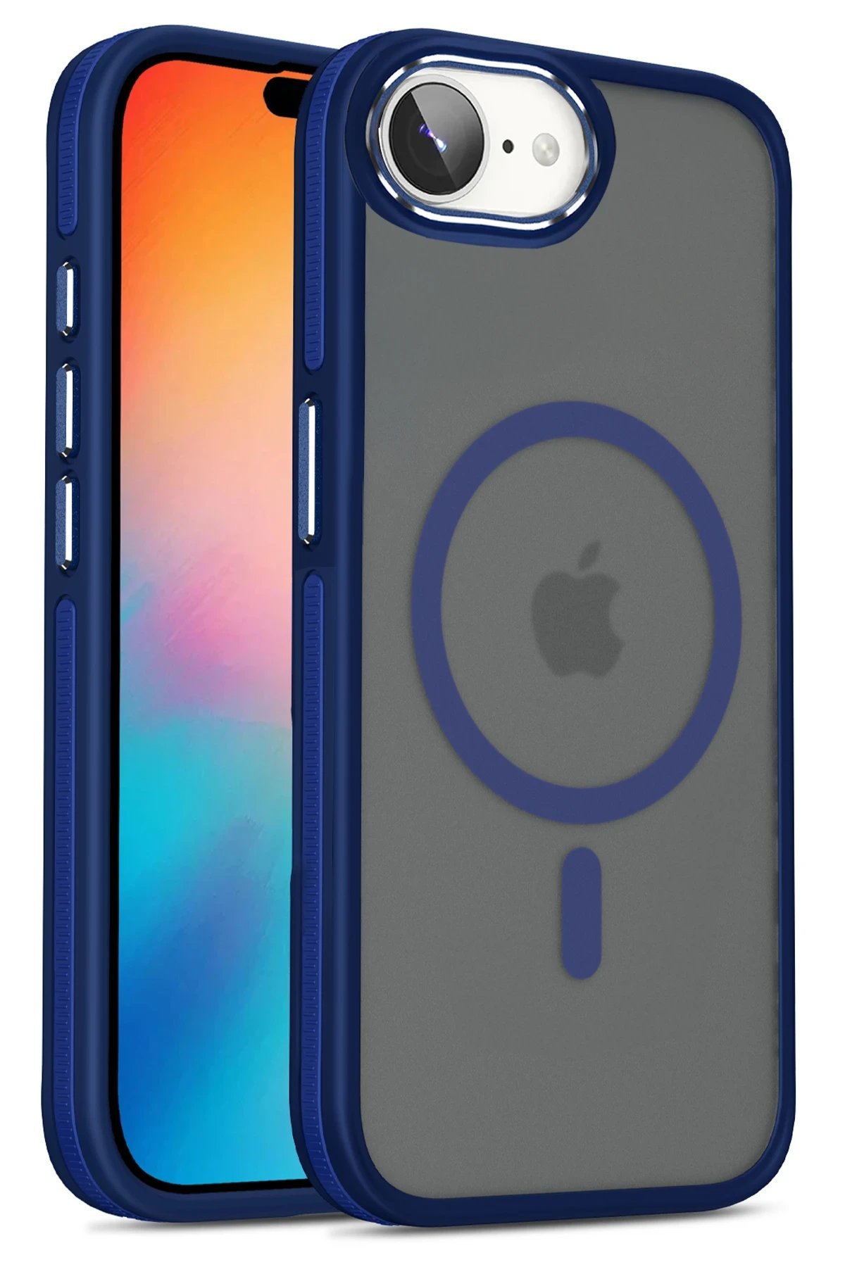 iPhone 16E Winner Magsafe Kapak - Lacivert-(5796)