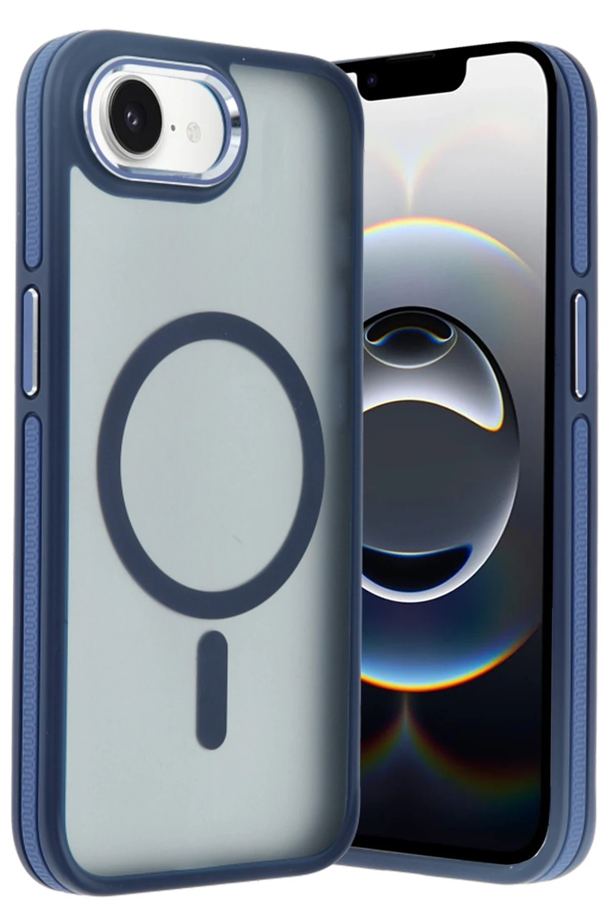 iPhone 16E Winner Magsafe Kapak - Lacivert-(5796) - Görsel 4