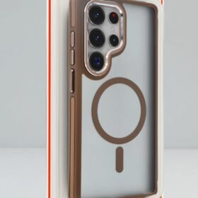 Samsung Galaxy S25 Ultra Winner Magsafe Kapak - Gold-(5796)