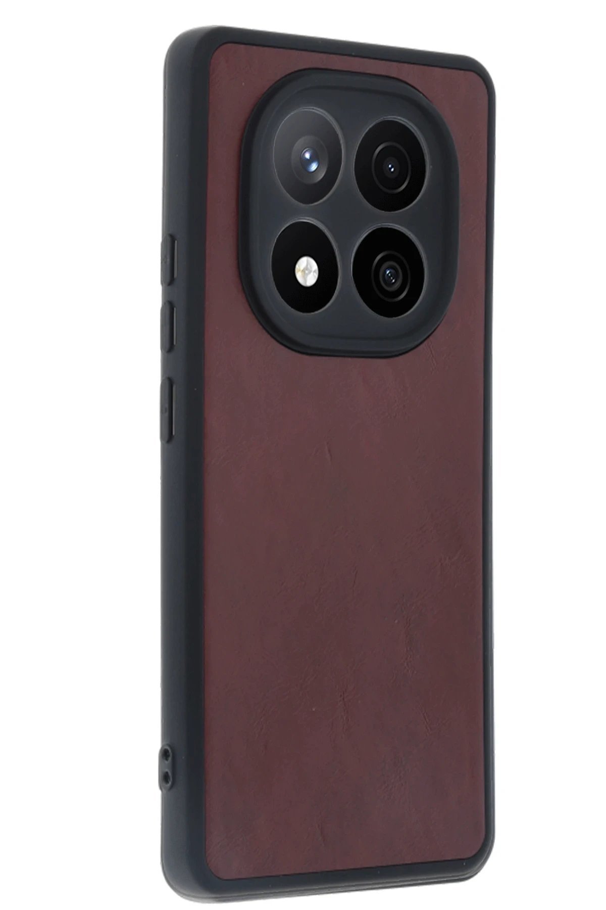 Xiaomi Redmi Note 14 Pro 5G Kılıf Aras Deri Kapak - Bordo-(5796) - Görsel 2