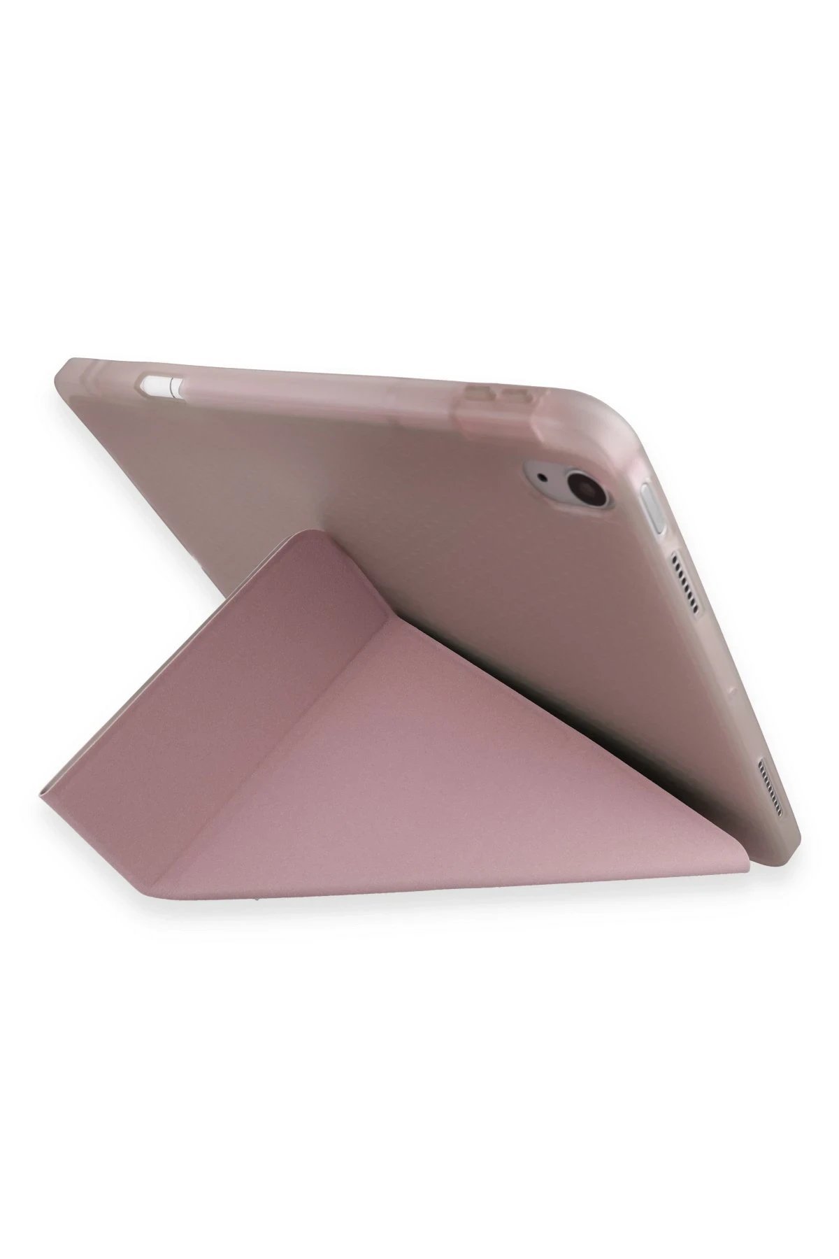 Huawei Honor Pad V9 Kılıf Kalemlikli Mars Tablet Kılıfı - Rose Gold-(5796) - Görsel 2