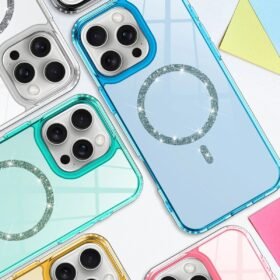 Apple iPhone 16 Live Diamond Magsafe Kapak - Yeşil-(5796)