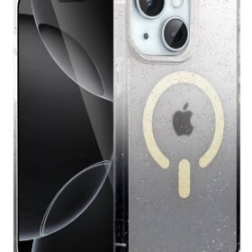 Apple iPhone 14 Pummel Shiny Magsafe Kapak - Siyah-(5796)